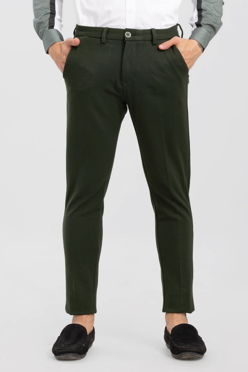 Active Moss Green Stretch Pants | Relove