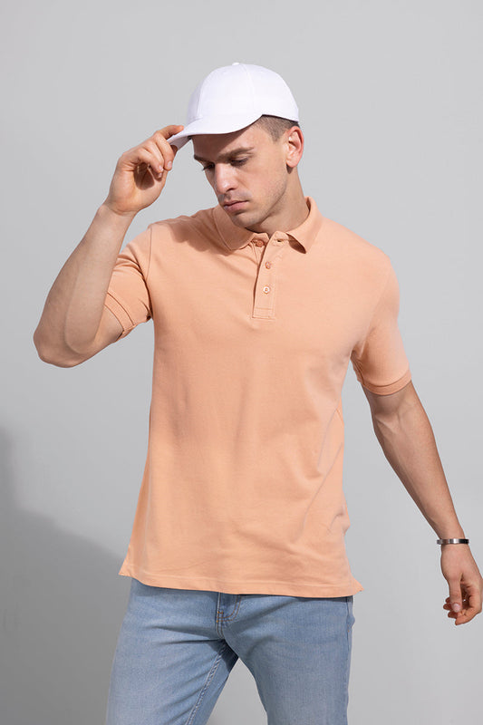 America Polo Peach T-Shirt | Relove